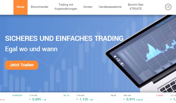 Kryptowährung Broker: XTRgate - Genießen Sie die Besten Vergünstigungen Für ein Reibungsloses Traden