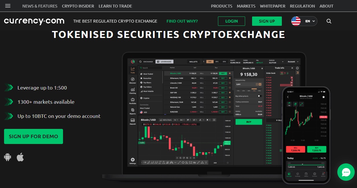 Kryptowährungs-Börse: Currency.com Review - Ein One-Stop-Shop für das Trading mit Finanzmärkten