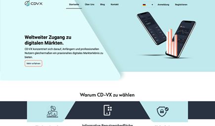 Die offizielle Homepage von CD-VX.